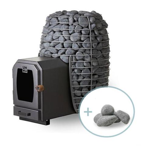 HUUM HIVE Wood LS 17ST Pkg HIVE Wood Series 17kW LS Sauna Heater Package